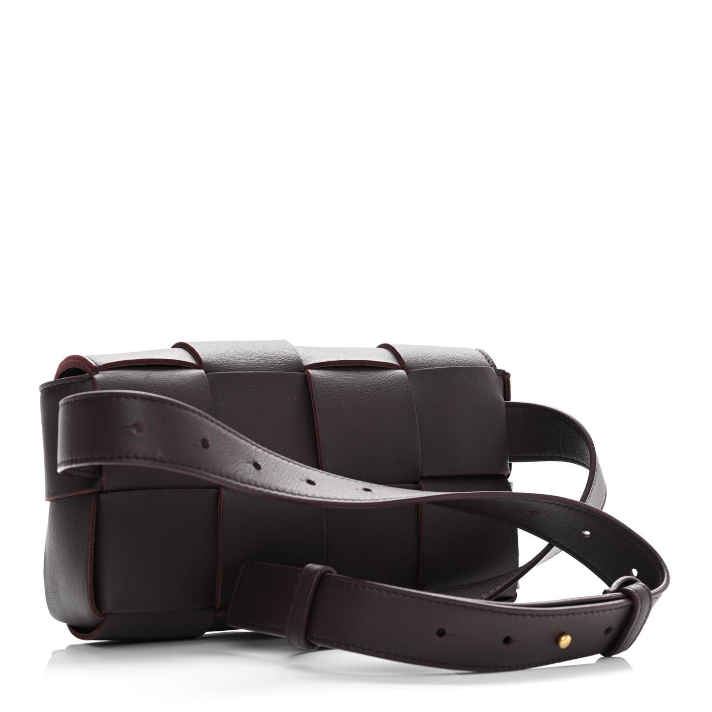 Nappa Maxi Intreccio The Belt Cassette Bag Grape