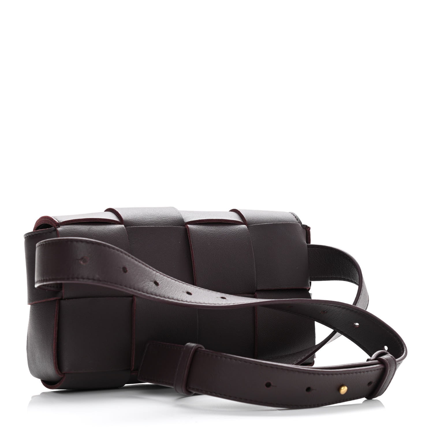 Bottega Veneta Nappa Maxi Intreccio The Belt Cassette Bag Grape 3 of 9