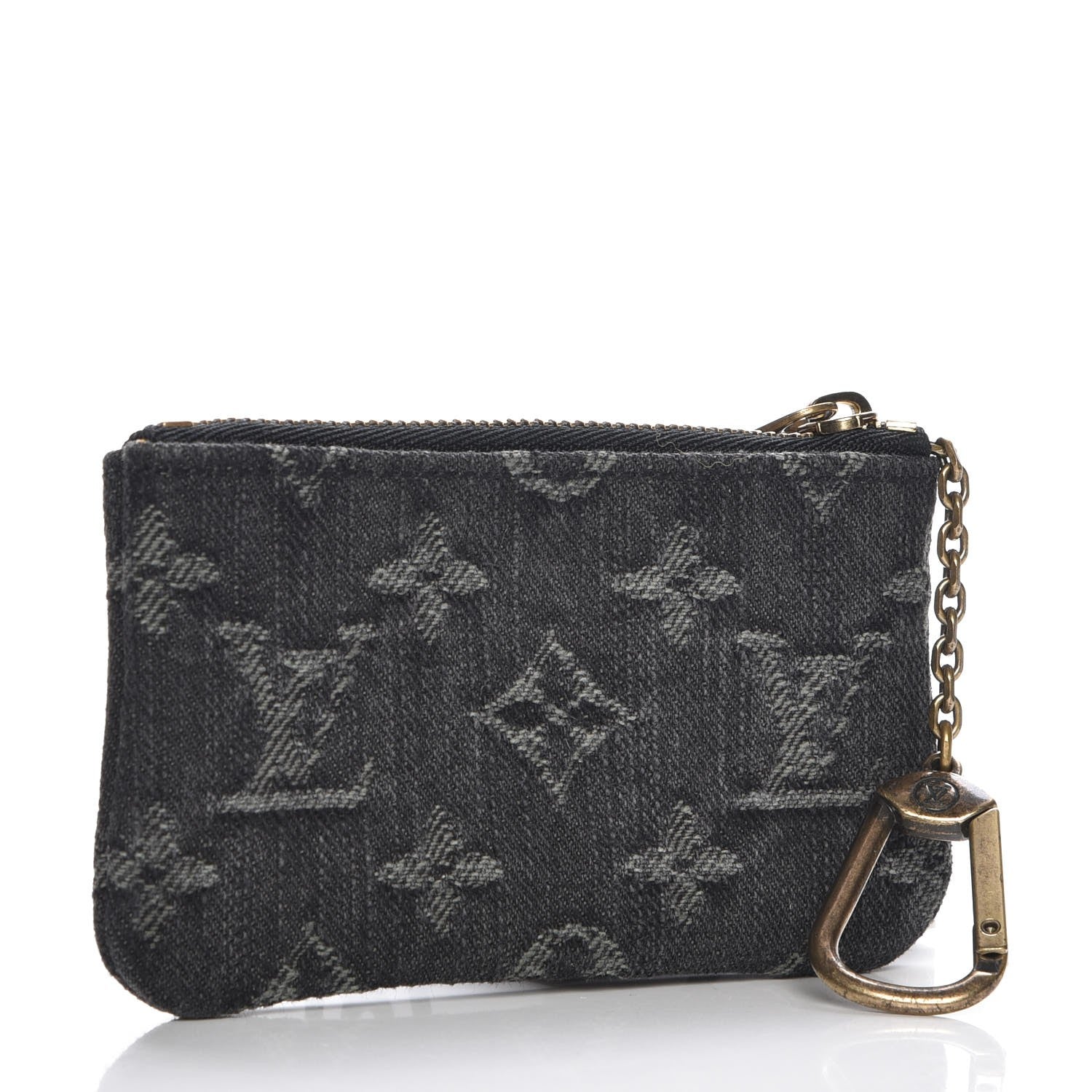 Louis Vuitton Denim Neo Key Pouch Black 3 of 7