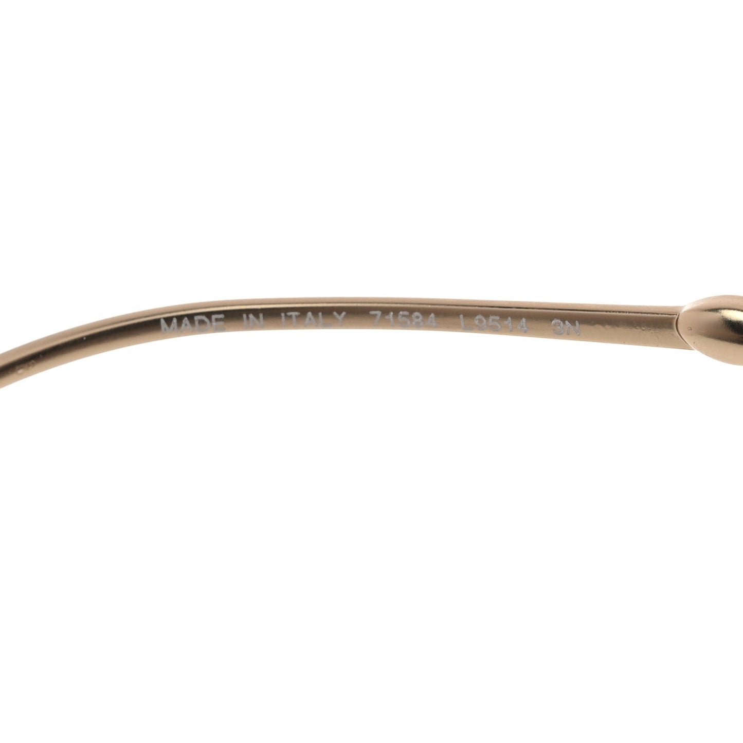 Metal Crystal Sparkling Wheat Rectangle Sunglasses 71584 Gold