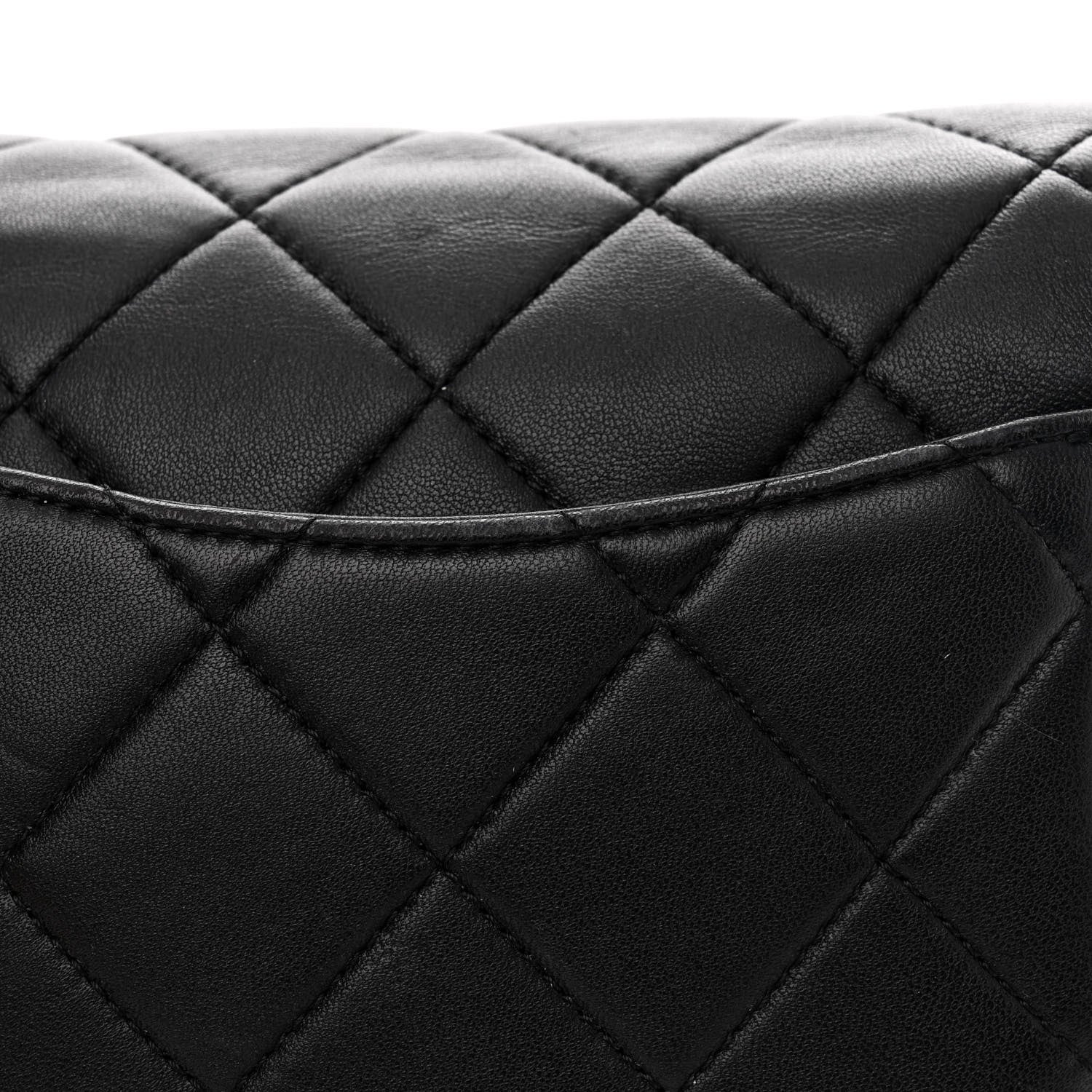 Chanel Lambskin Quilted Chain Flap Black 11 of 11