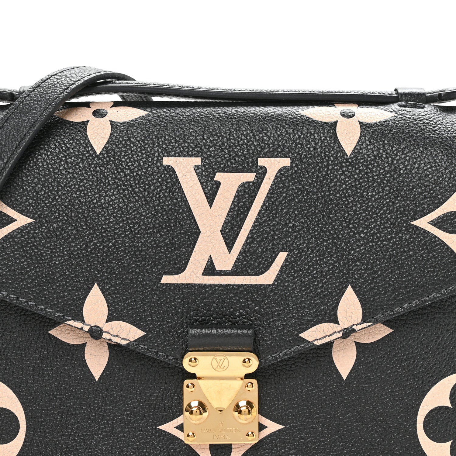 Louis Vuitton Empreinte Monogram Giant Pochette Metis Black Beige 13 of 19