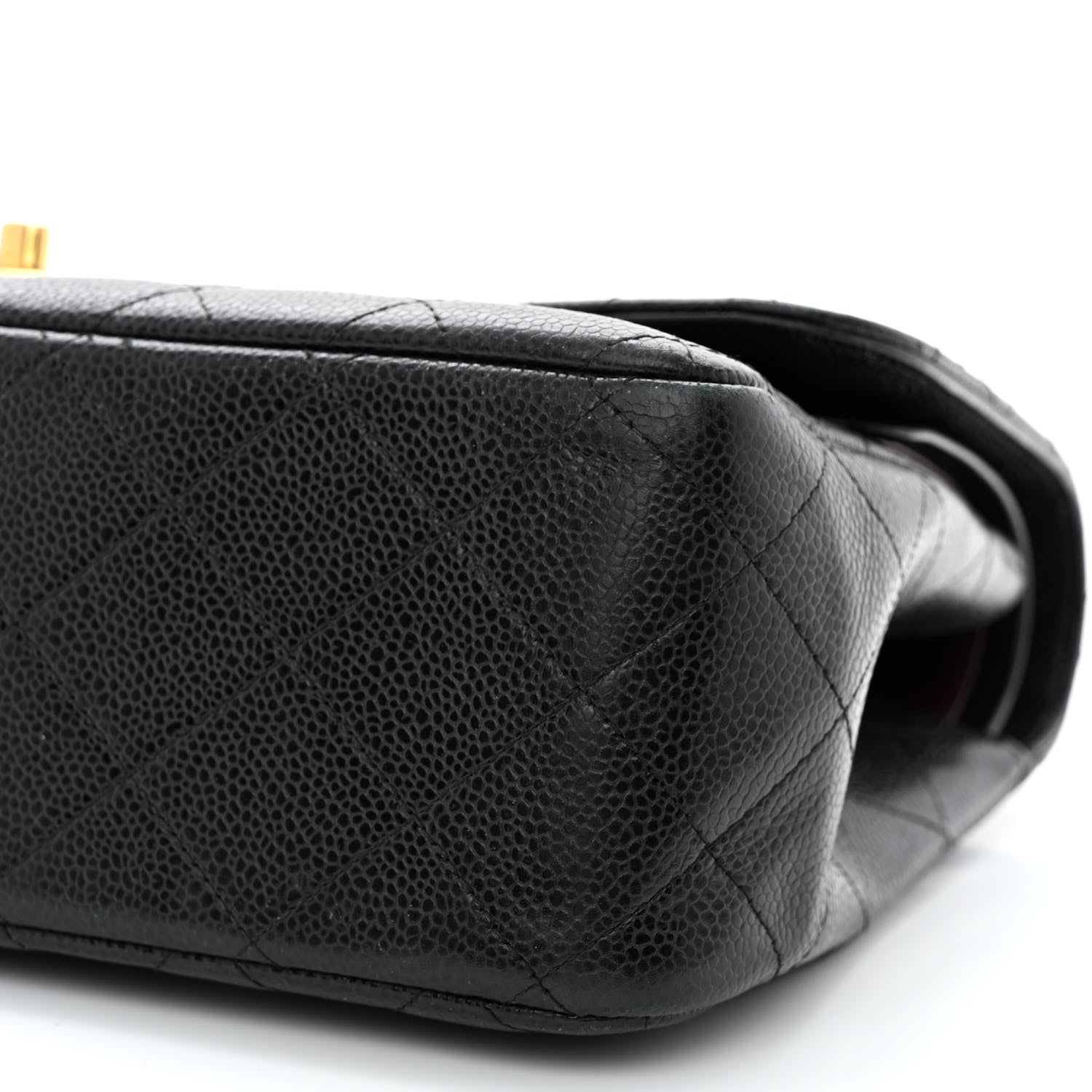 Chanel Caviar Quilted Jumbo Double Flap Black 10 of 12