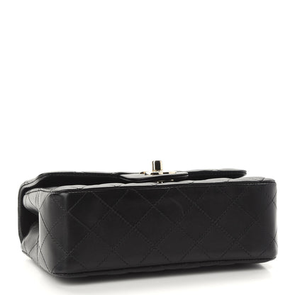 Chanel Lambskin Quilted Mini Rectangular Flap Black 4 of 9
