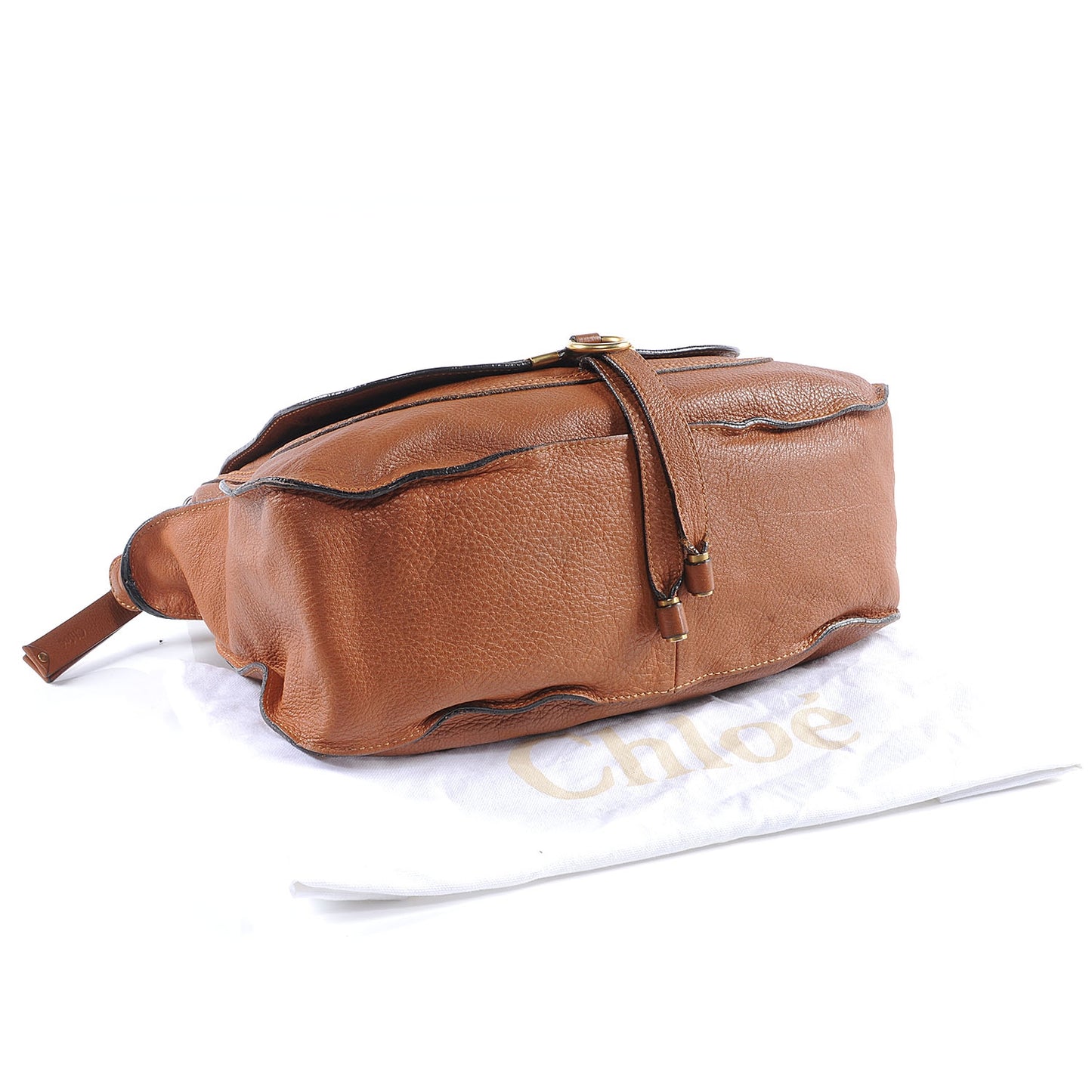 Calfskin Medium Marcie Satchel Tan