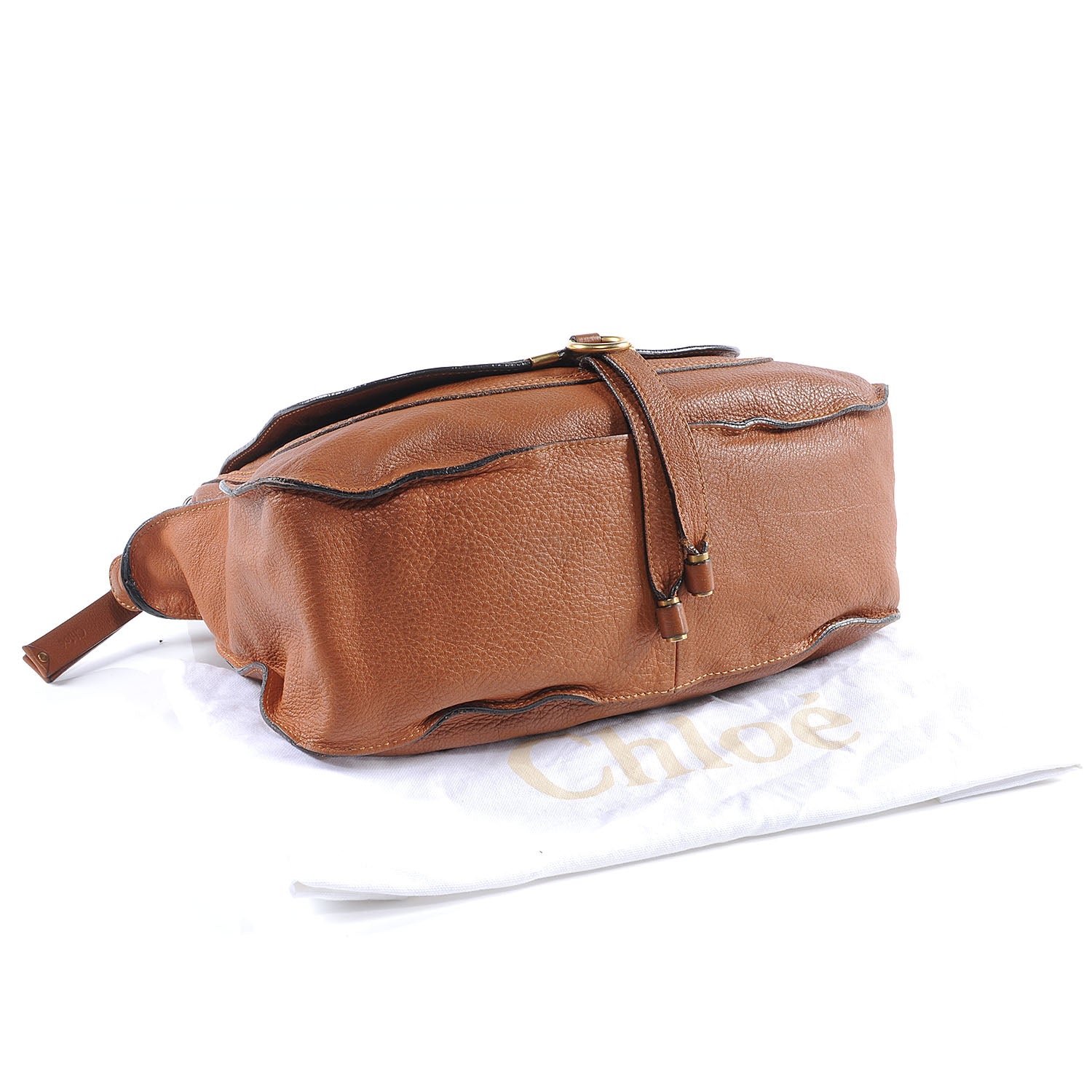 Chloe Calfskin Medium Marcie Satchel Tan 4 of 7