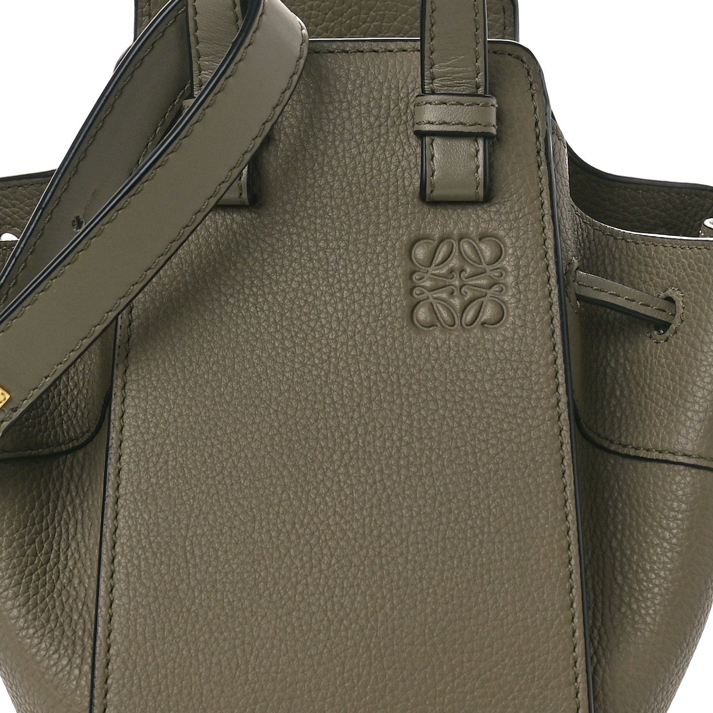 Loewe Calfskin Mini Hammock Shoulder Bag Laurel Green 8 of 10
