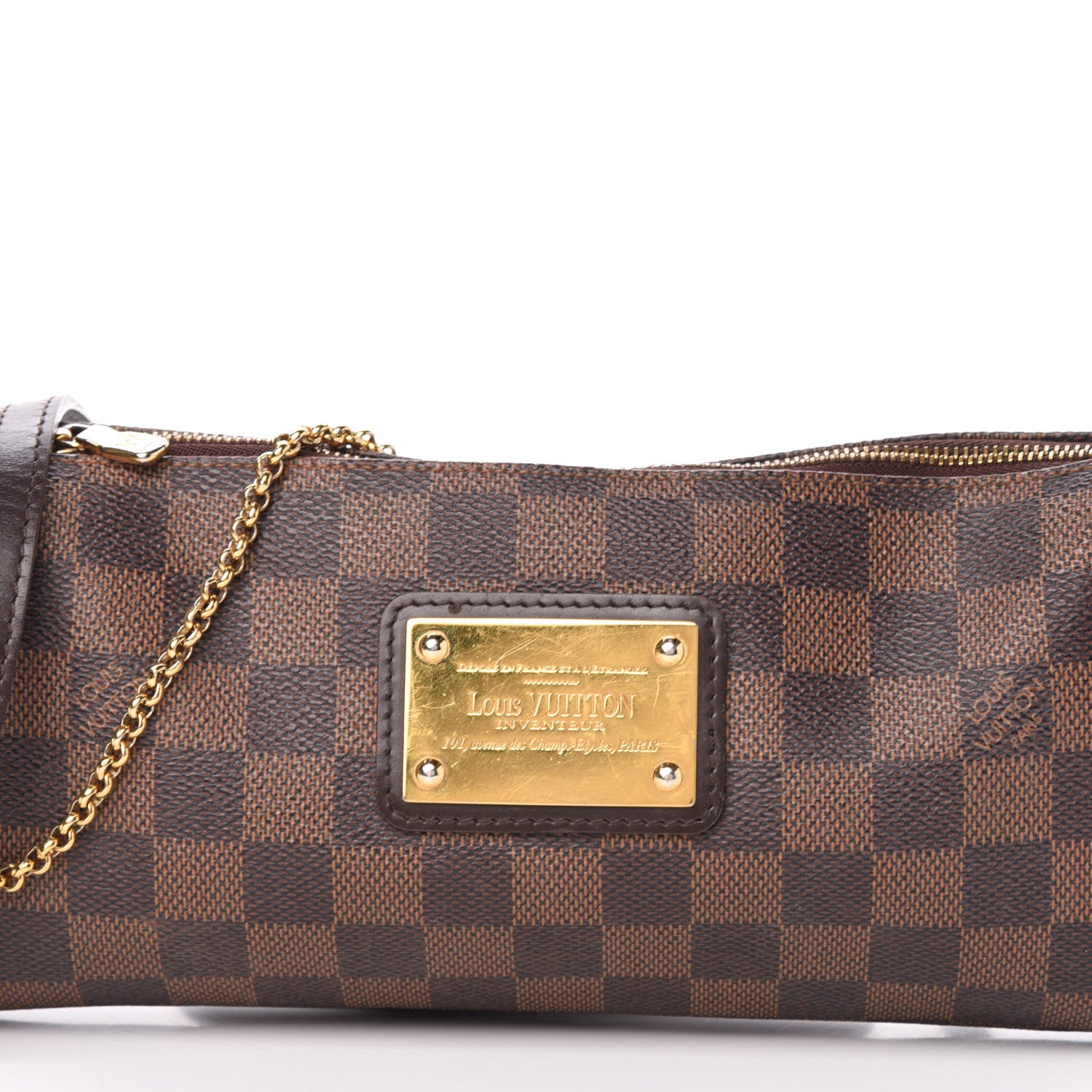 Louis Vuitton Damier Ebene Eva Clutch 9 of 9