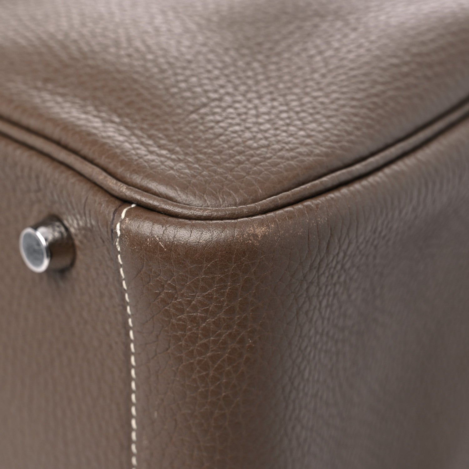 Hermes Taurillon Clemence Lindy 30 Etoupe 11 of 14