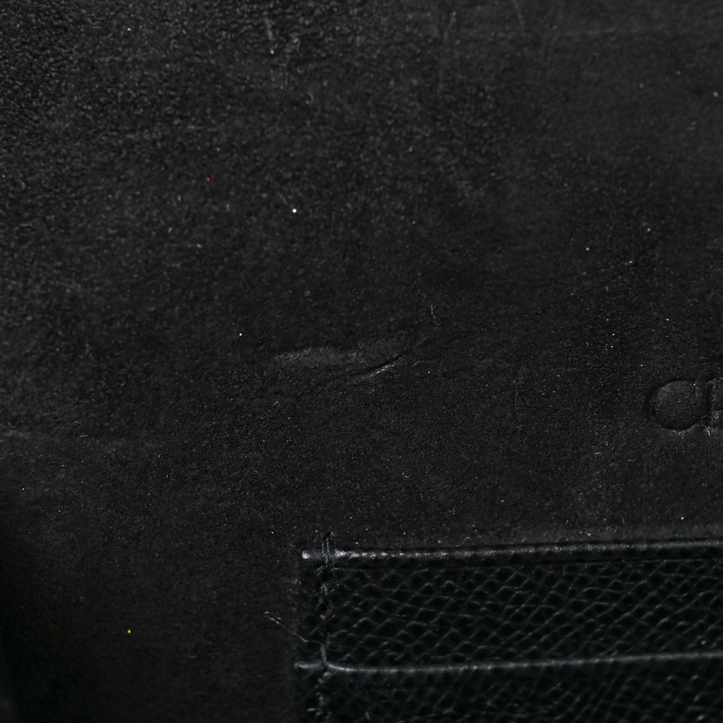 Grained Calfskin Saddle Belt Bag Black