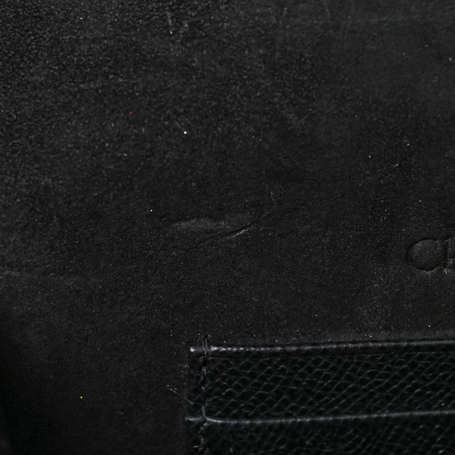 Christian Dior Grained Calfskin Saddle Belt Bag Black 12 of 14