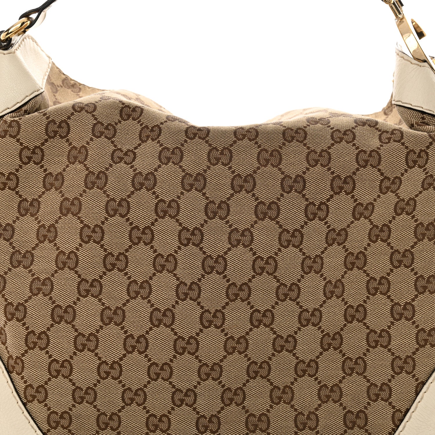 Gucci Monogram Medium Charlotte Hobo Off White 8 of 15