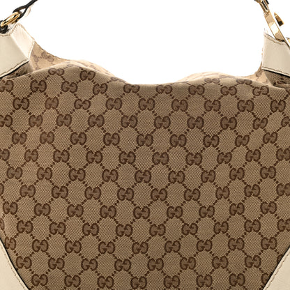 Gucci Monogram Medium Charlotte Hobo Off White 8 of 15