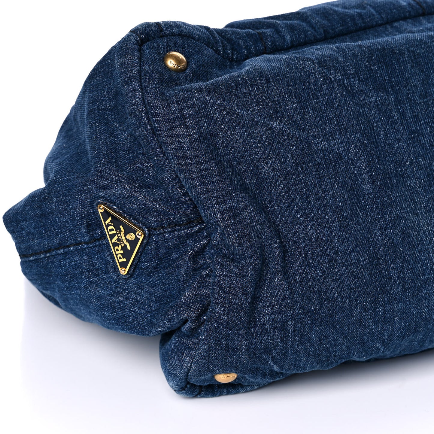 Denim Logo Tote Avio