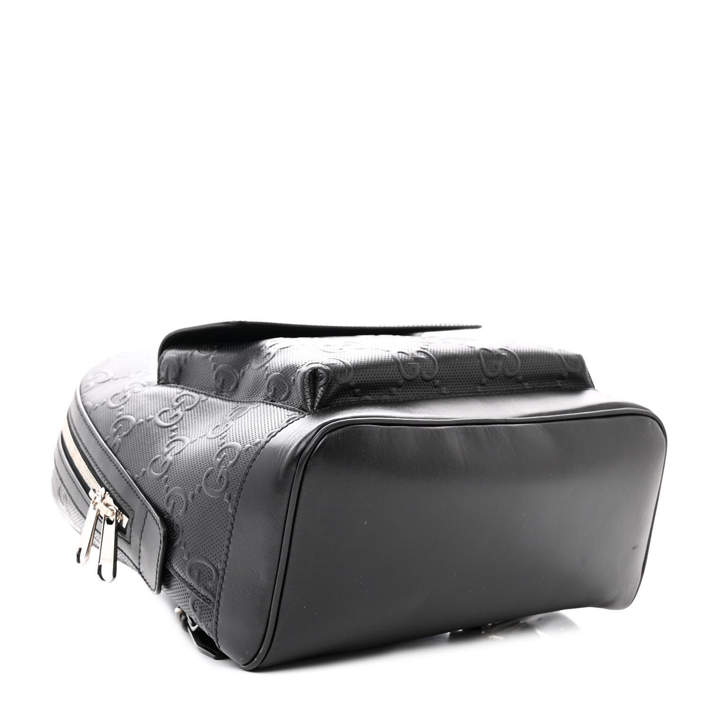 Calfskin GG Tennis Embossed Backpack Black