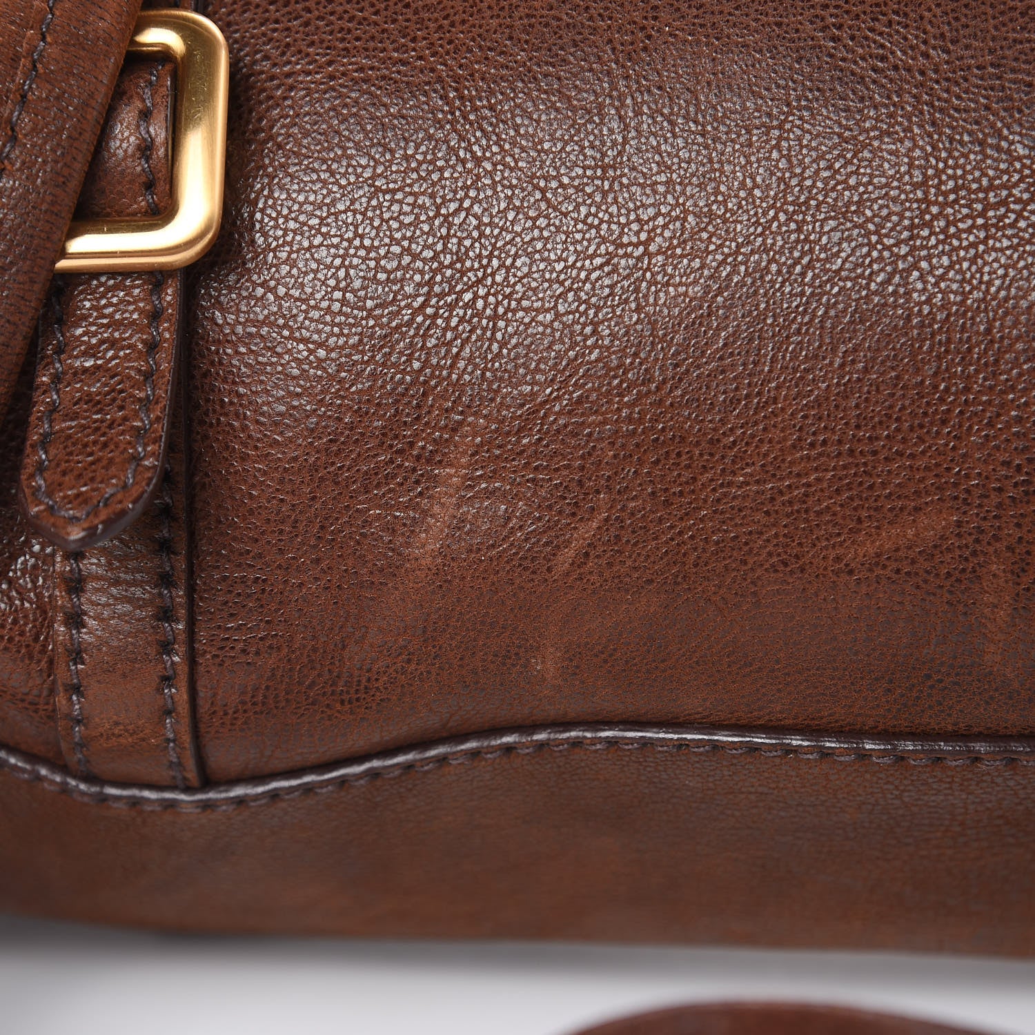 Prada Cervo Antik Easy A Foldover Pushlock Satchel Bruciato 14 of 15