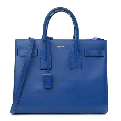 Saint Laurent Calfskin Small Sac De Jour Outremer 1 of 17