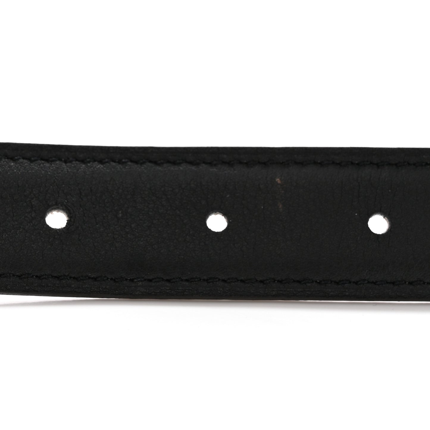 Swift Epsom 24mm Mini Constance H Belt Black Etoupe