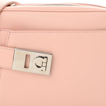 Salvatore Ferragamo Calfskin Gancio Small Archive Camera Case Nylund Pink 8 of 10