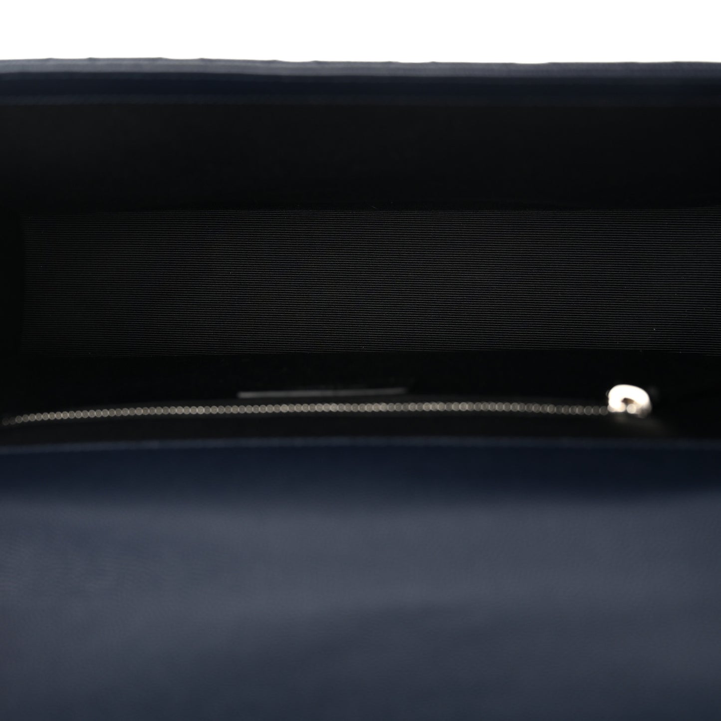 Grain De Poudre Large Tri-Quilt Monogram Satchel Deep Marine