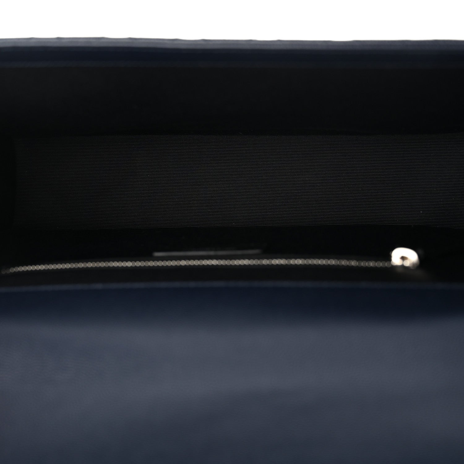 Saint Laurent Grain De Poudre Large Tri-Quilt Monogram Satchel Deep Marine 4 of 9