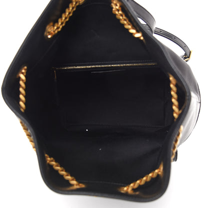 Saint Laurent Lambskin Matelasse Monogram Joe Backpack Black 7 of 9