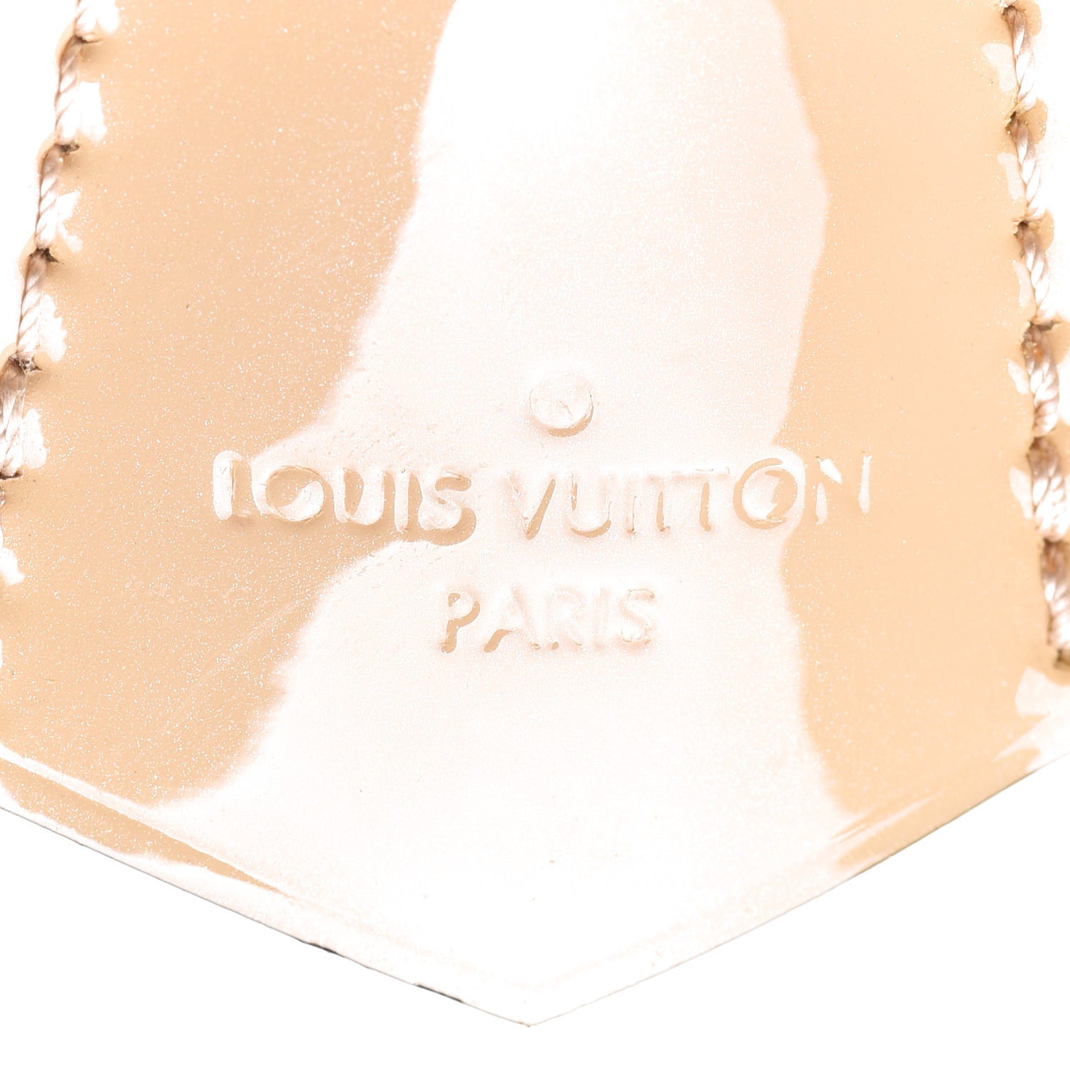 Louis Vuitton Calfskin Clochette Key Bell Holder Dune 3 of 3