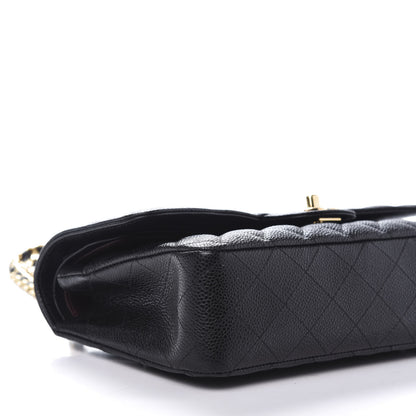 Chanel Caviar Quilted Medium Double Flap Black 7 of 11