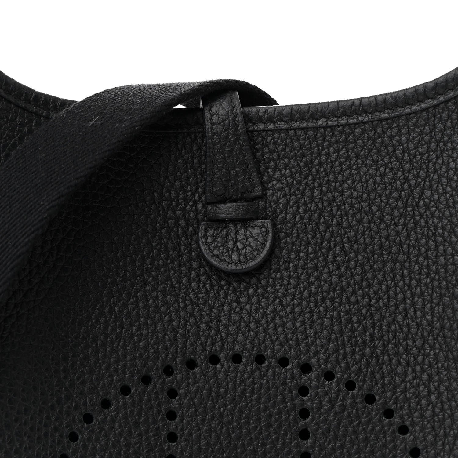 Hermes Taurillon Clemence Evelyne TPM Black 8 of 10