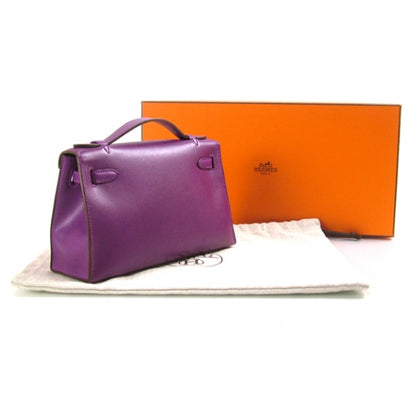 Hermes Swift Leather Pochette KELLY 2 Mini Clutch 3 of 11