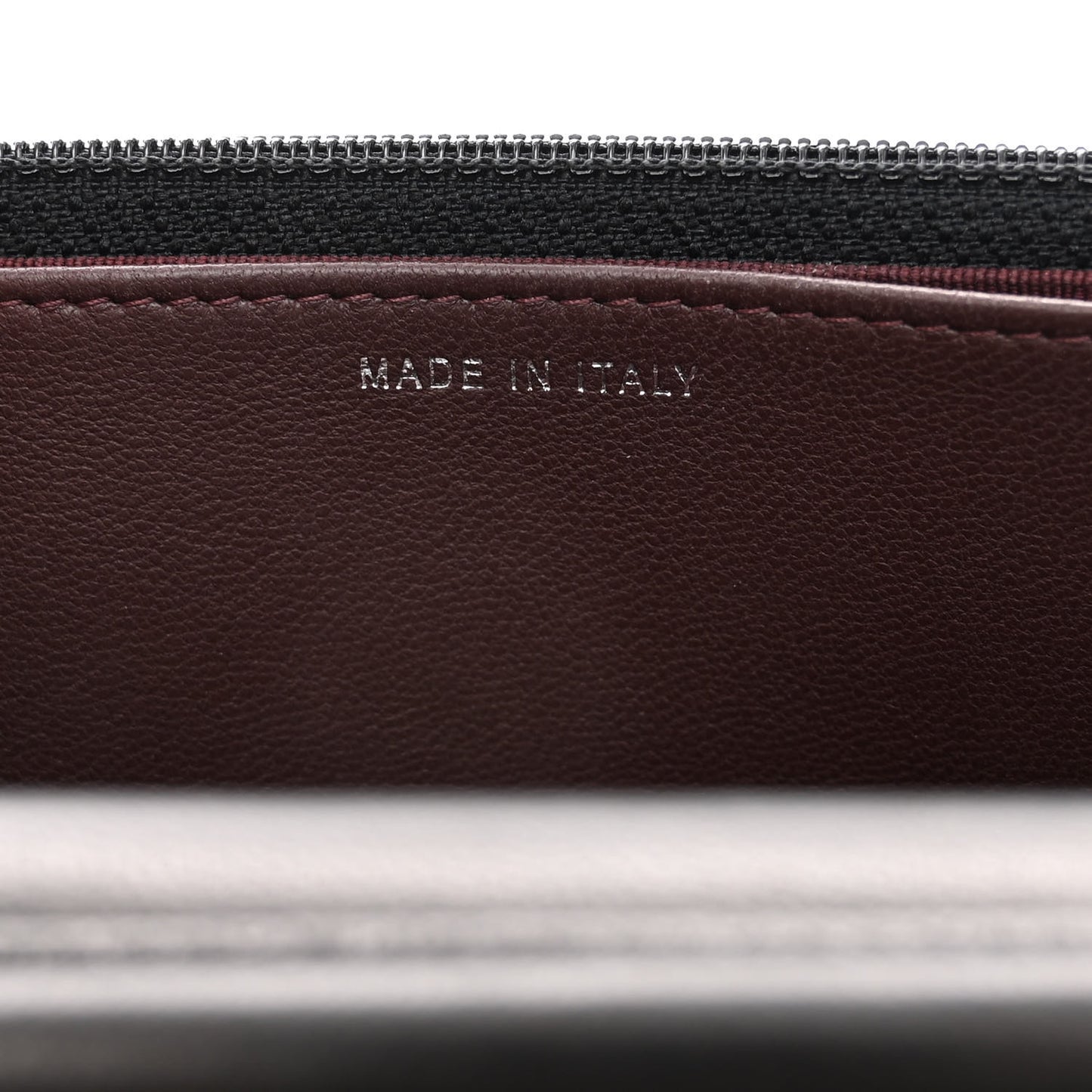 Aged Calfskin Quilted Reissue Wallet On Chain WOC Black