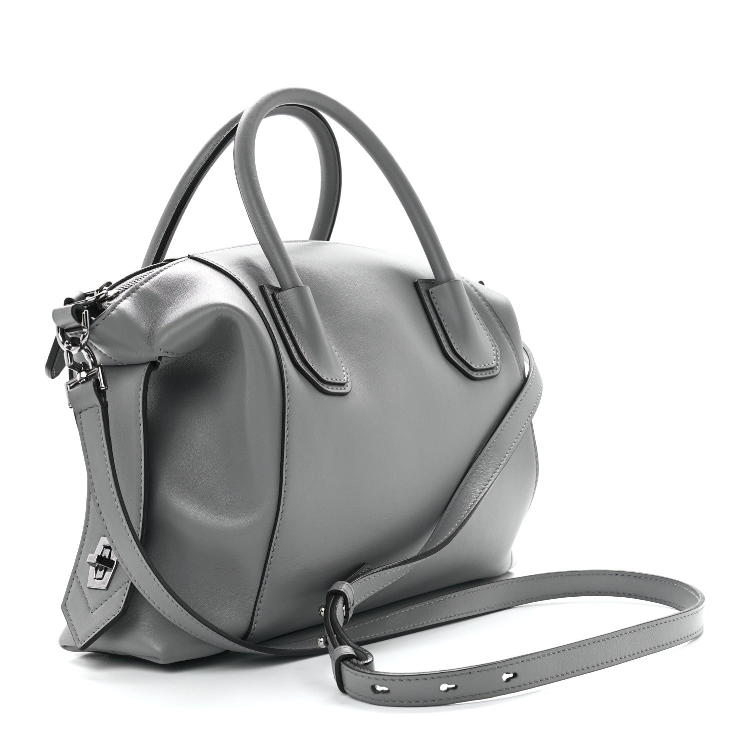 Givenchy Calfskin Small Soft Antigona Pearl Grey 2 of 9