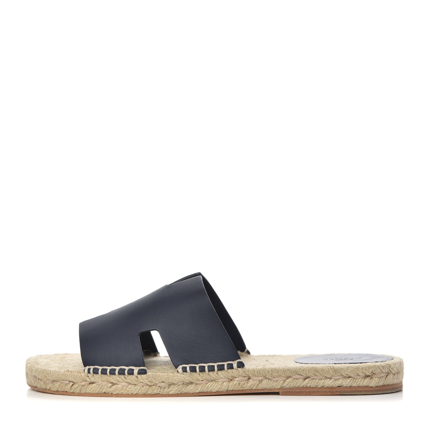 Calfskin Mens Antigua Espadrille Sandals 45 Bleu Indigo