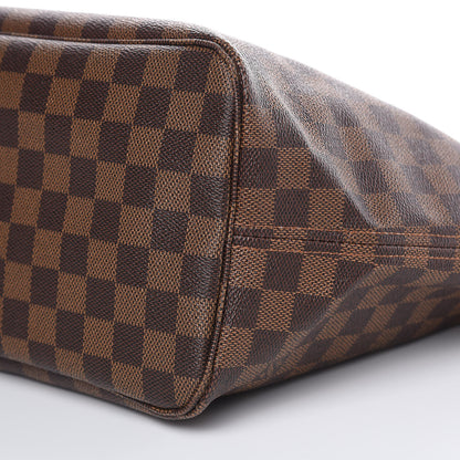 Louis Vuitton Damier Ebene Neo Neverfull MM Rose Ballerine 9 of 12