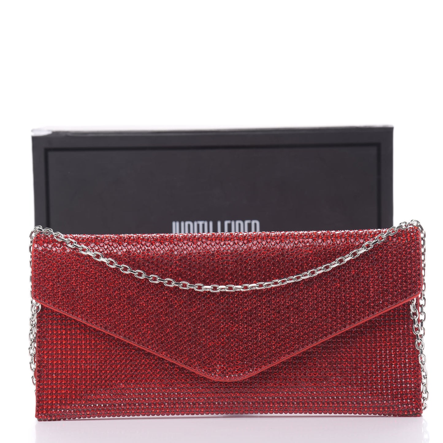 Austrian Crystal Envelope Clutch Light Siam