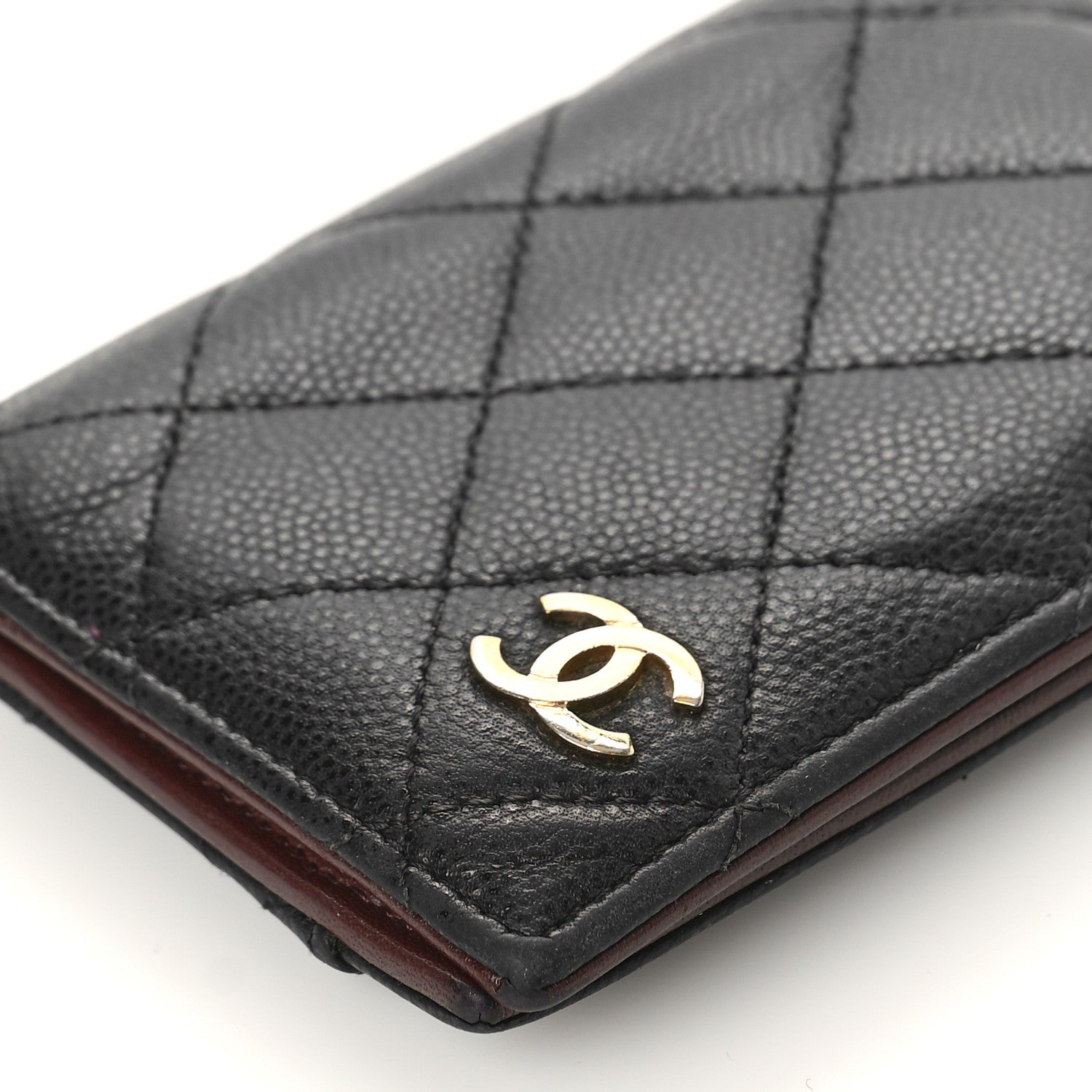 Chanel Caviar Quilted Card Holder Wallet Black 9 of 10