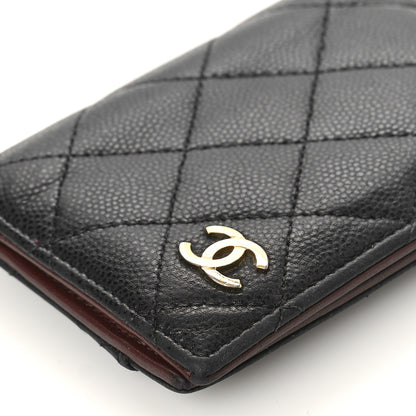 Chanel Caviar Quilted Card Holder Wallet Black 9 of 10