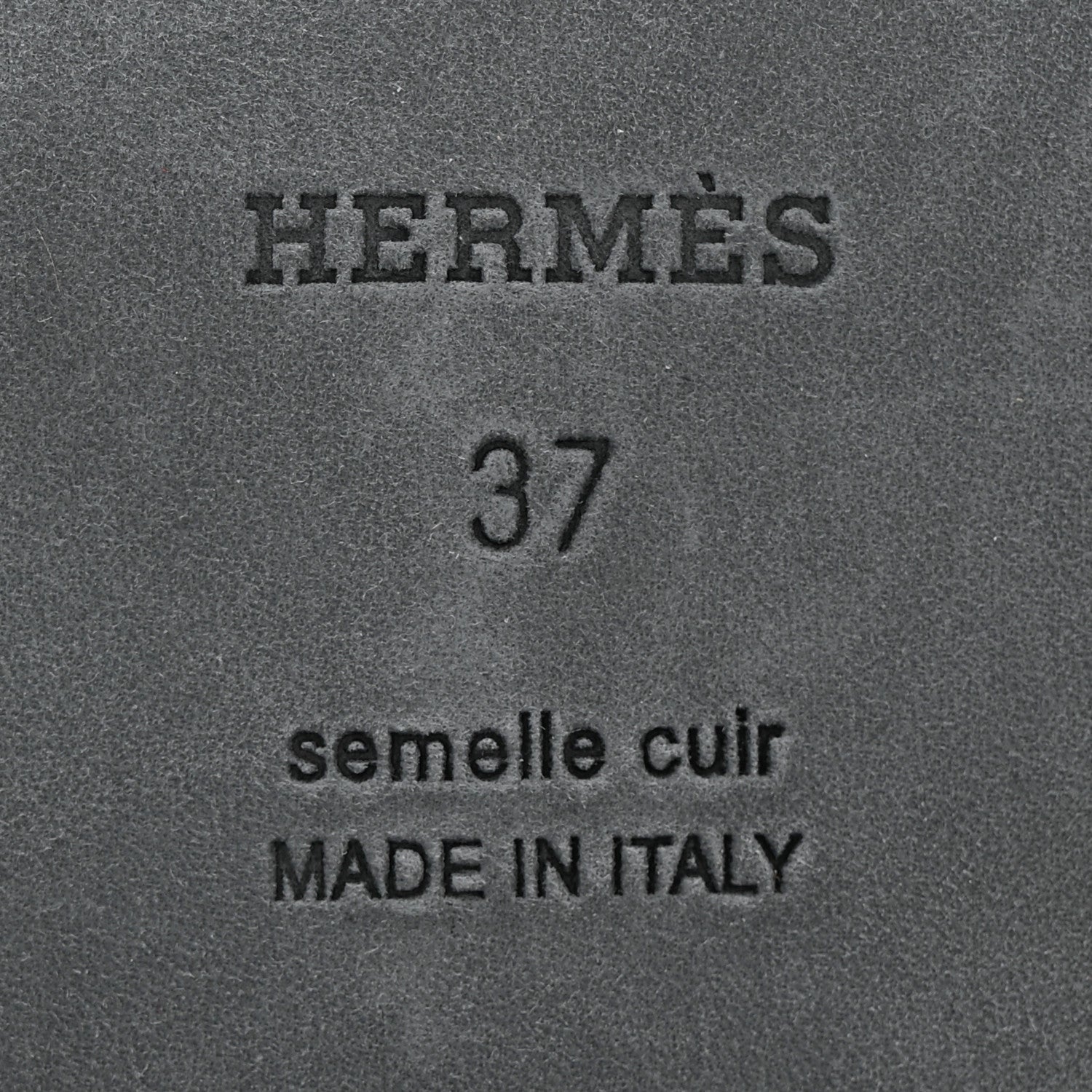 Hermes Box Calfskin Oran Sandals 37 Light Bleu 6 of 8