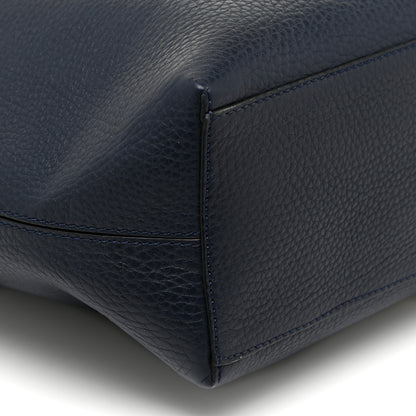 Valentino Garavani Grained Calfskin Rockstud Shoulder Tote Marine 8 of 15