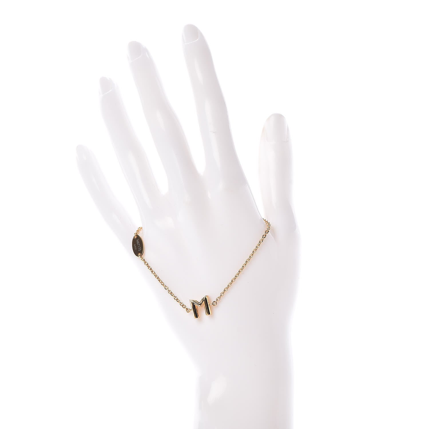 Louis Vuitton LV And Me Letter M Bracelet Gold 2 of 6