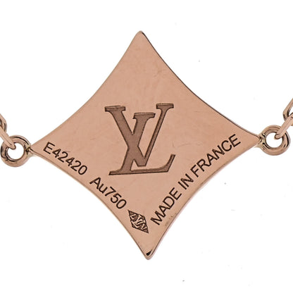Louis Vuitton 18K Pink Gold Diamond Mother of Pearl Color Blossom BB Star Bracelet 4 of 6