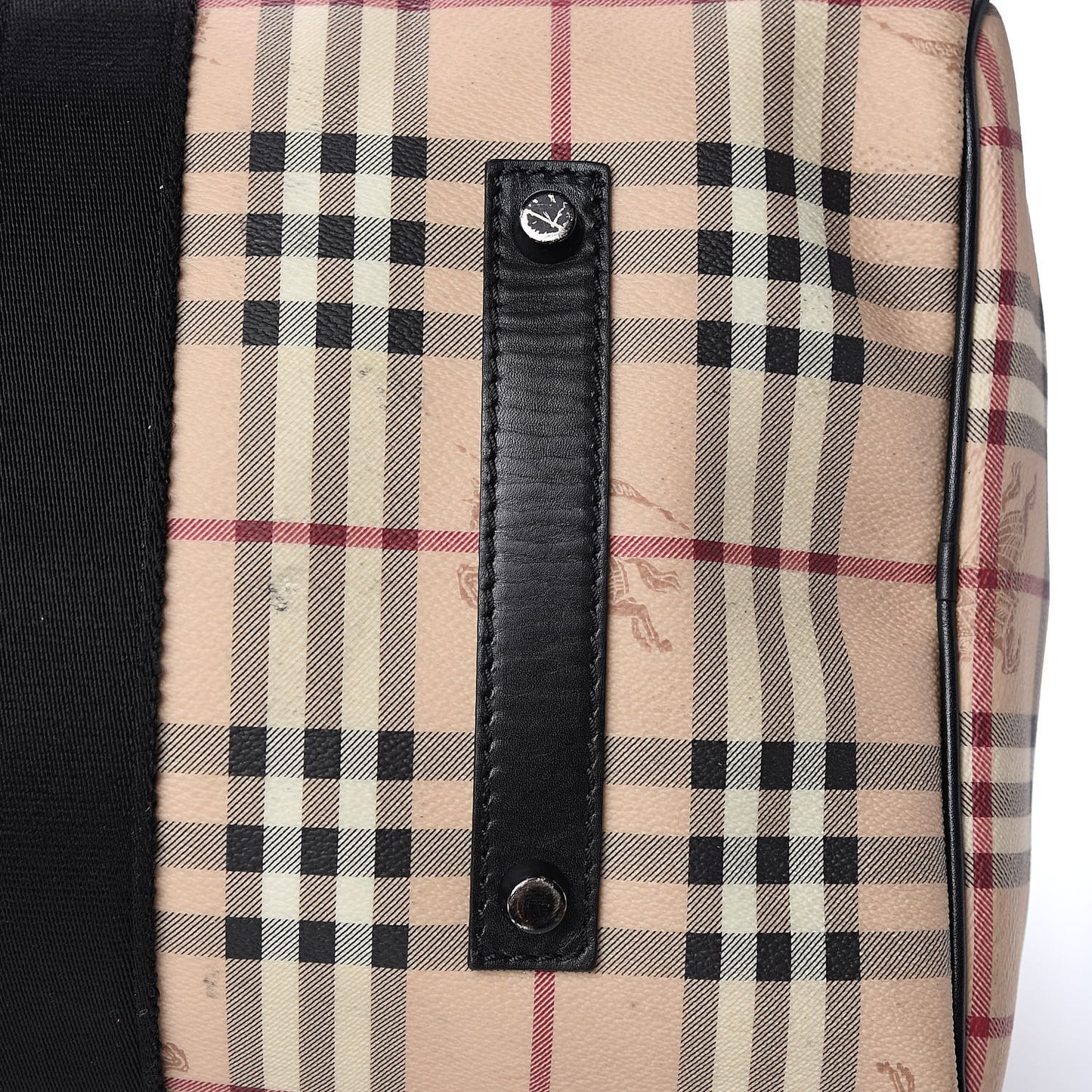 Haymarket Check Duffle Bag Black