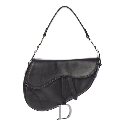 Christian Dior Calfskin Saddle Bag Black 1 of 10