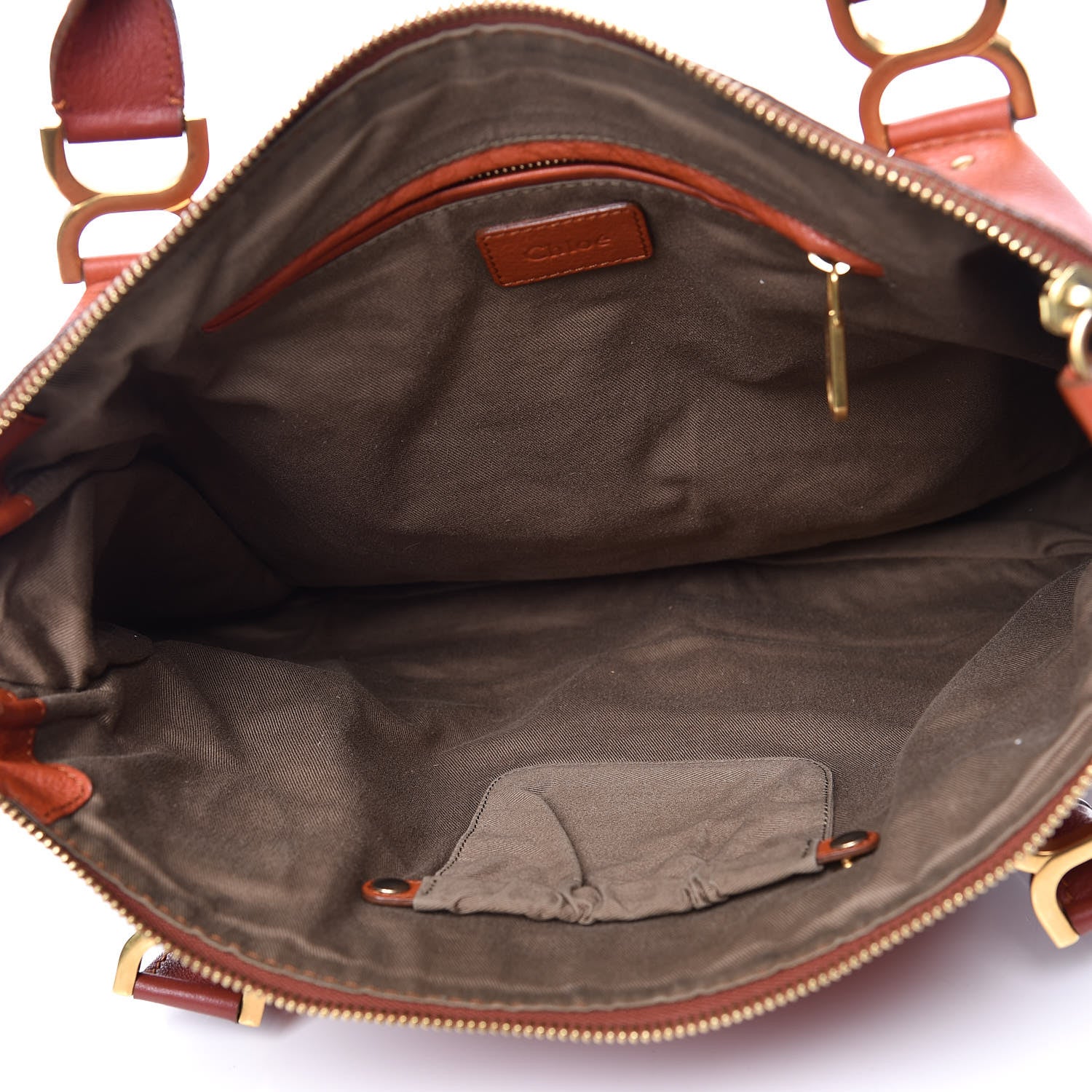 Chloe Calfskin Large Marcie Satchel Maple Leaf 6 of 13