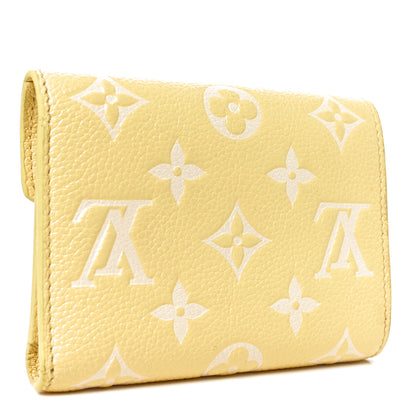 Louis Vuitton Empreinte Monogram Victorine Wallet Lemon Curd 3 of 7
