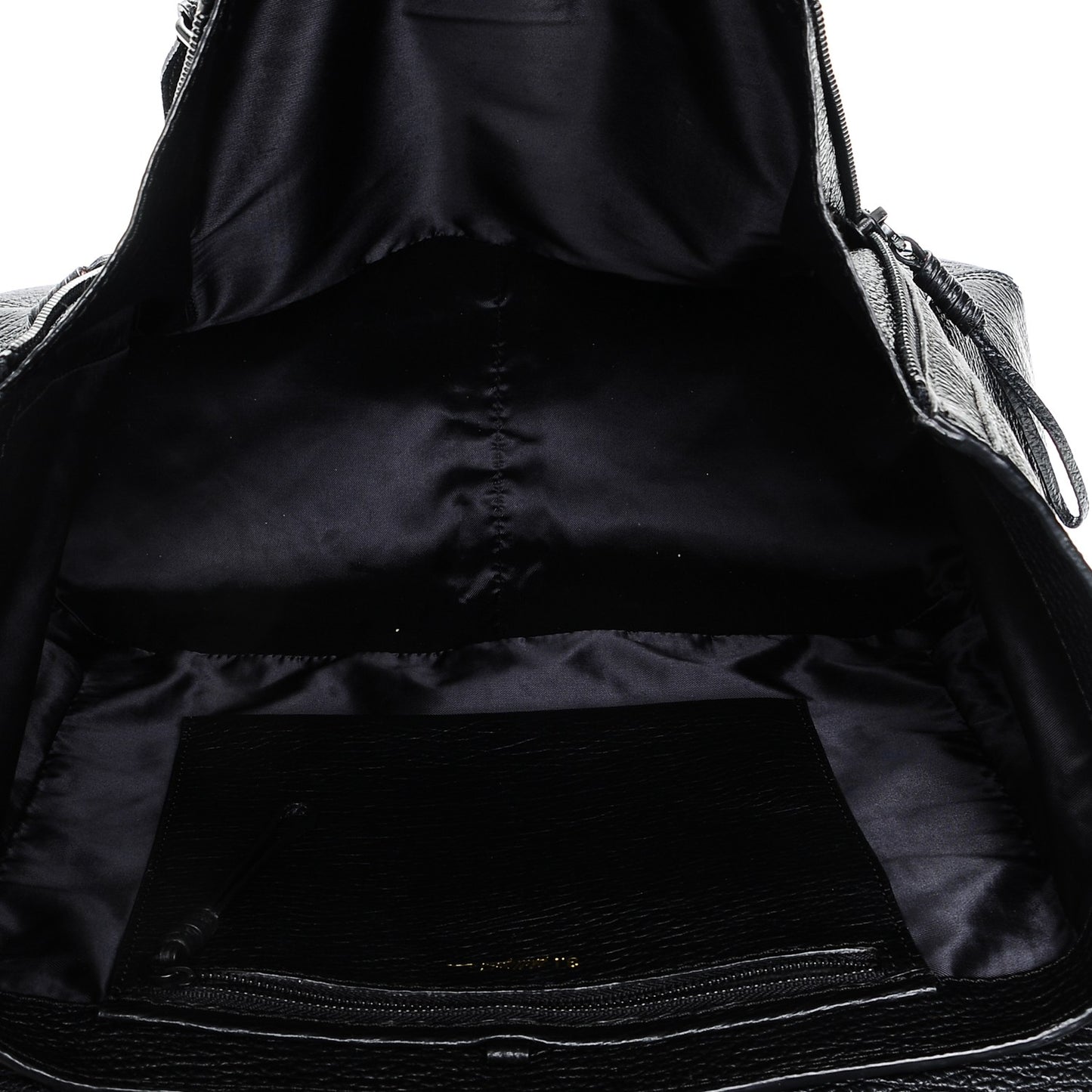 3.1 Textured Calfskin Large Pashli Satchel Black