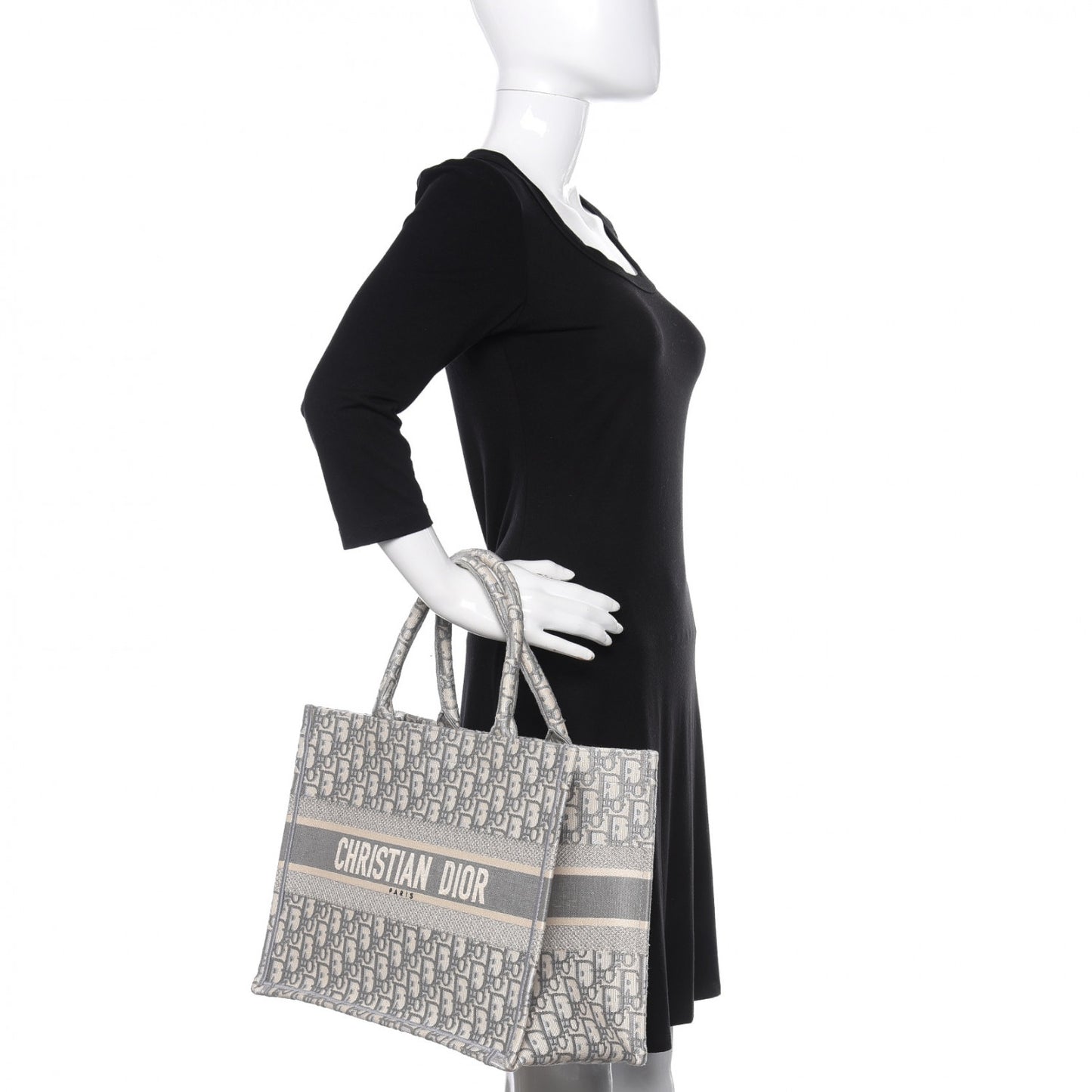 Oblique Medium Book Tote Grey