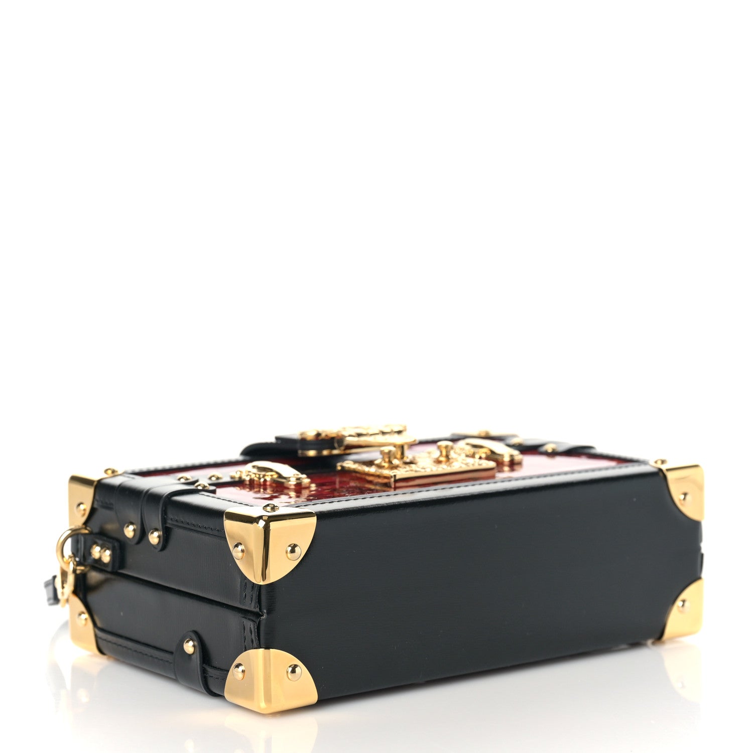 Louis Vuitton Mother of Pearl Petite Malle Red 3 of 7