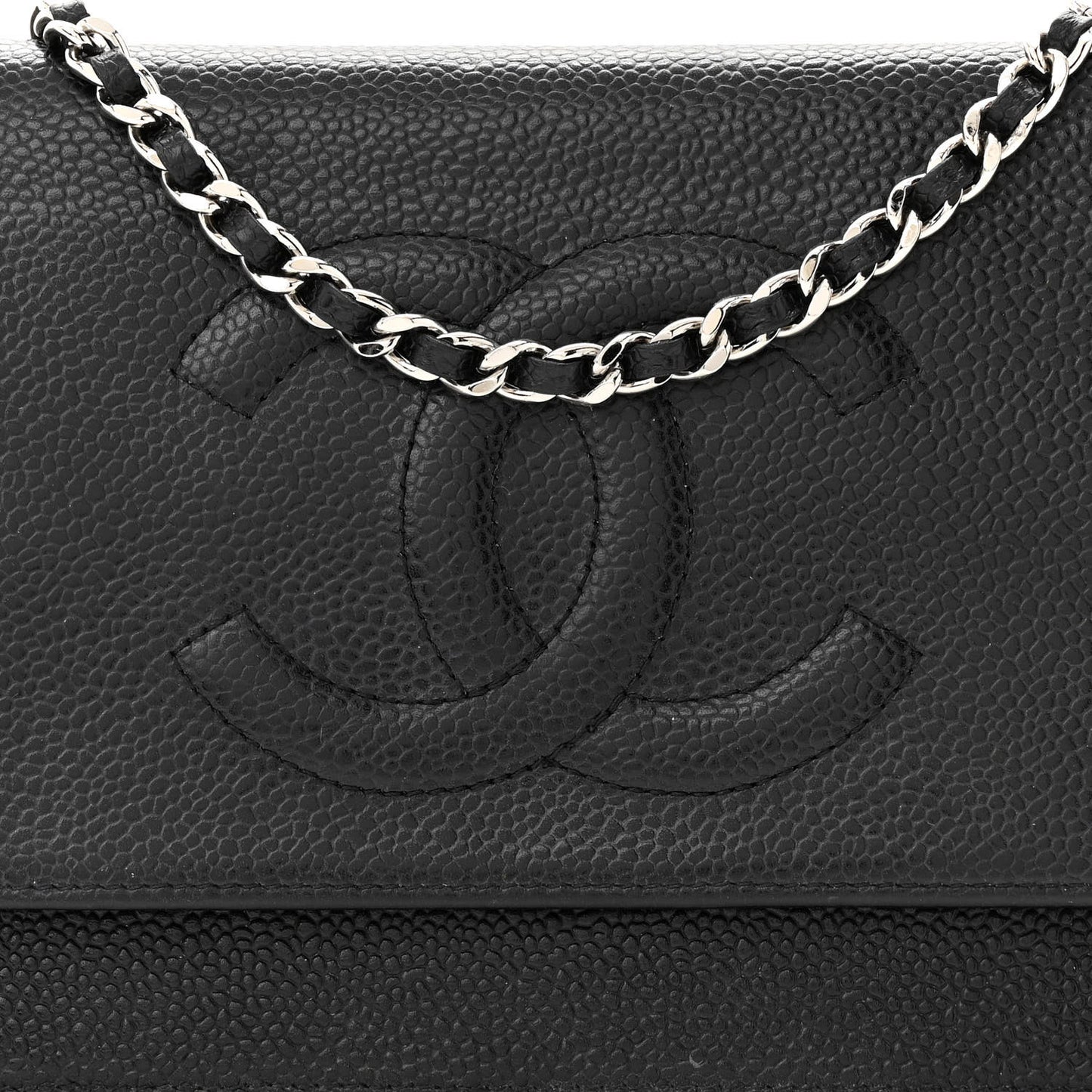 Caviar Timeless CC Wallet on Chain WOC Black
