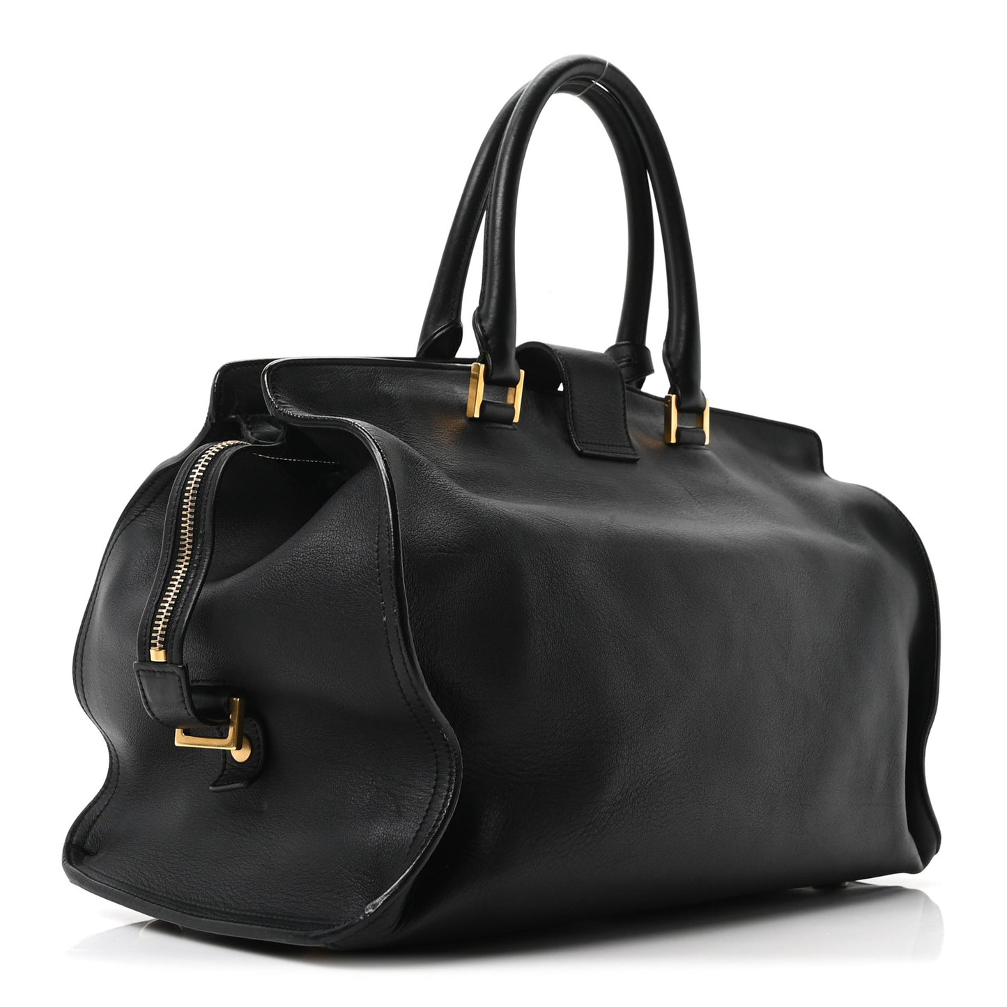 Calfskin Medium Classic Y Cabas Black